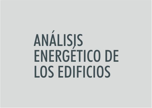 ASIGNATURA Análisis energético de los edificios